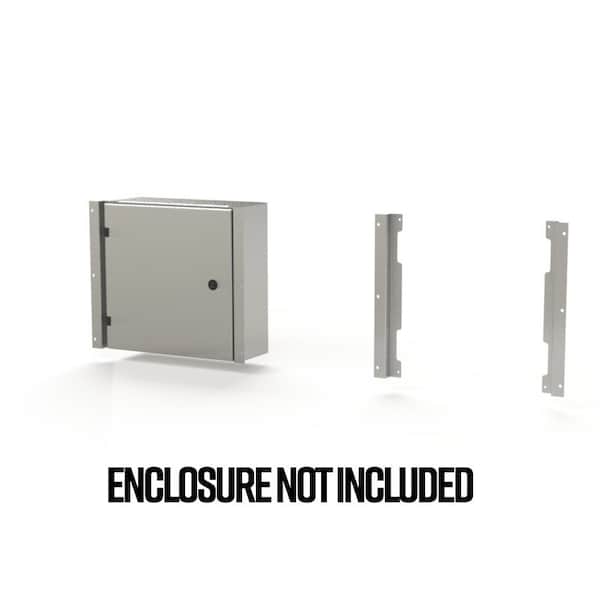 Flush Mount Frame, 15.85 in. H x 2.43 in. W x 1.08 in. L, 316 Stainless Steel